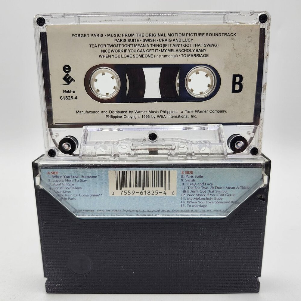 Forget Paris Motion Picture Soundtrack 1995 Elektra Cassette Philippine Filipin - Picture 2 of 2